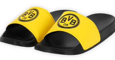 Borussia Dortmund - Iconic Lifestyle Badeschlappen Gr.45/46